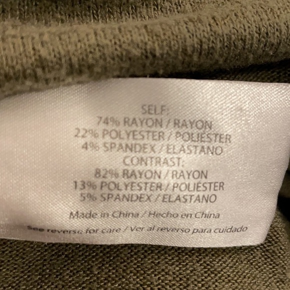 PEACE & Pearls Button Down Cardigan Size XL - Picture 6 of 6